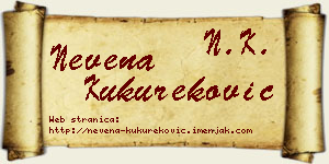 Nevena Kukureković vizit kartica